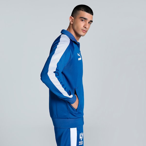 Al Hilal SFC Anniversary Men's Football Track Jacket, Blue Intense-PUMA White, extralarge-IND